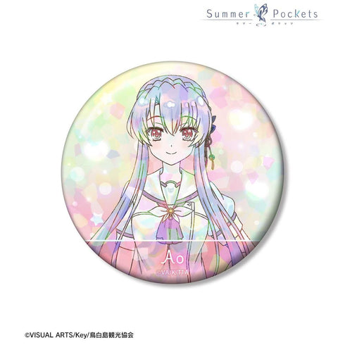 『Summer Pockets』空門蒼 Ani-Art KAWAII label 75mmホログラム缶バッジ