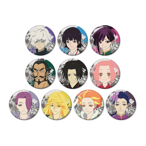 "Jigokuraku" Trading Glitter Pin Badge Ver. A (Sold by the box)