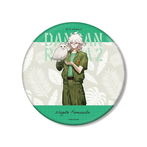 "Danganronpa Series" — Illustration by Tsubata Nozaki: Nagito Komaeda (Zookeeper Ver.) BIG Pin Badge