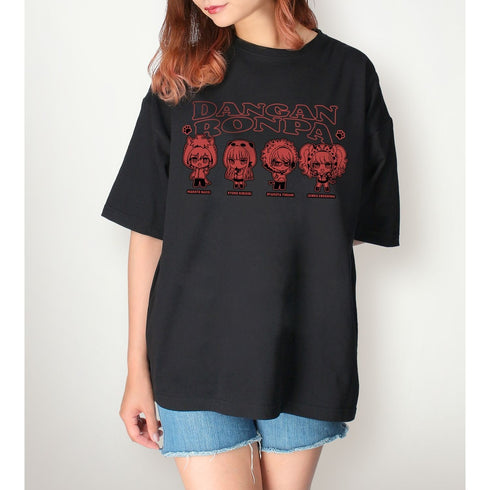 『ダンガンロンパシリーズ』集合A ちびキャラ 動物パーカーver. BIGシルエットTシャツユニセックス