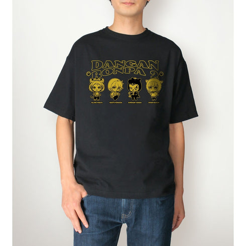 "Danganronpa Series" Group B Chibi Characters Animal Hoodie Ver. BIG Silhouette T-Shirt (Unisex)