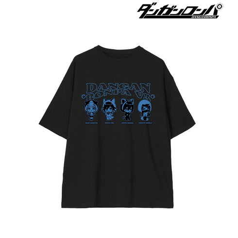 "Danganronpa Series" Group C Chibi Characters Animal Hoodie Ver. BIG Silhouette T-Shirt (Unisex)