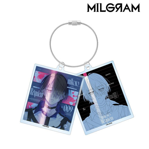『MILGRAM -ミルグラム-』ミコト『レクイエム』 ジャケットイラストver. 2連ワイヤーBIGアクリルキーホルダー【202608再販】