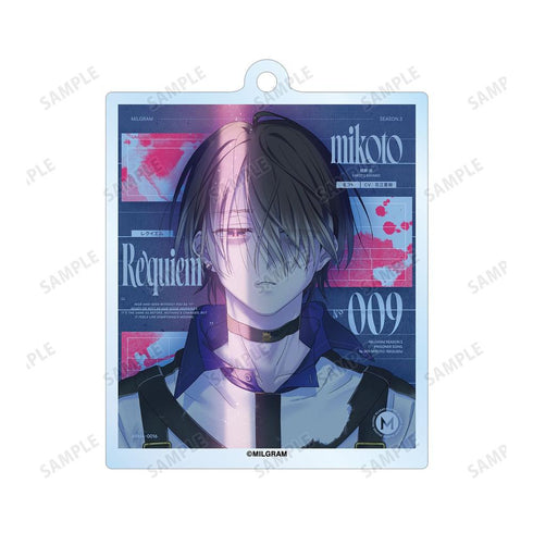 『MILGRAM -ミルグラム-』ミコト『レクイエム』 ジャケットイラストver. 2連ワイヤーBIGアクリルキーホルダー【202608再販】