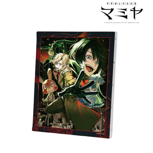 『世界滅亡共有幻想マミヤ』キービジュアル F3号キャンバスボード