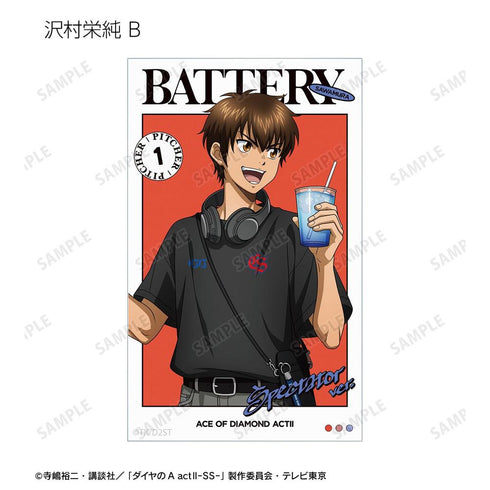 『ダイヤのA actII -Second Season-』描き下ろし 私服ver. トレーディングコンパクトクリアカード(単位/BOX)