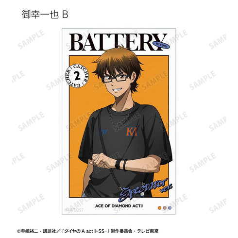 『ダイヤのA actII -Second Season-』描き下ろし 私服ver. トレーディングコンパクトクリアカード(単位/BOX)