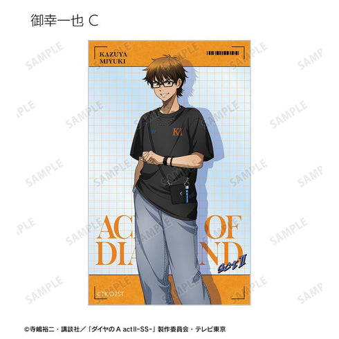 『ダイヤのA actII -Second Season-』描き下ろし 私服ver. トレーディングコンパクトクリアカード(単位/BOX)
