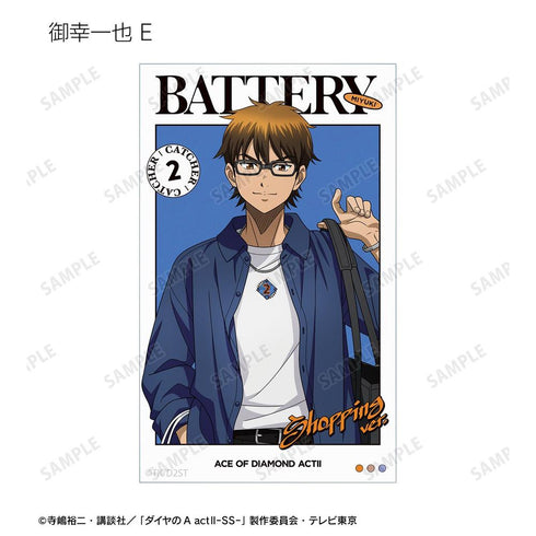 『ダイヤのA actII -Second Season-』描き下ろし 私服ver. トレーディングコンパクトクリアカード(単位/BOX)