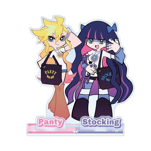 《New PANTY & STOCKING with GARTERBELT》全新绘制 潘蒂&丝袜 模特版 附配件BIG亚克力立牌 ver.A