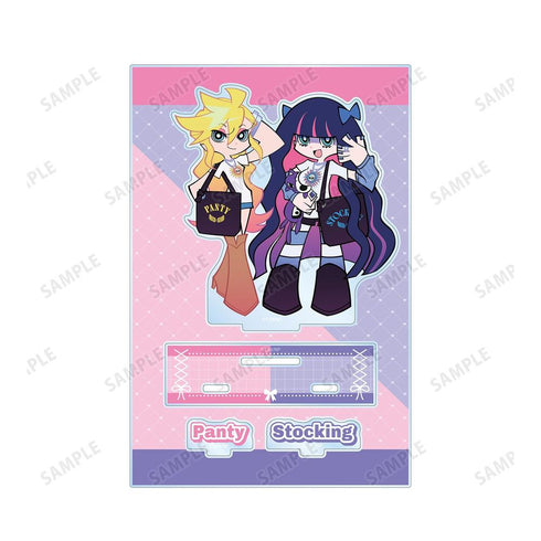 《New PANTY & STOCKING with GARTERBELT》全新绘制 潘蒂&丝袜 模特版 附配件BIG亚克力立牌 ver.A