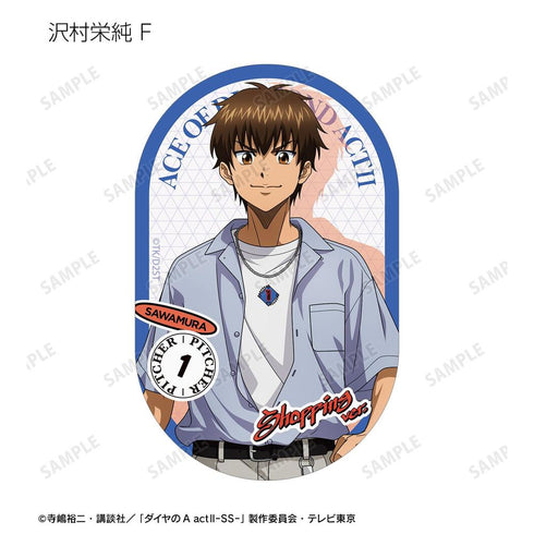 『ダイヤのA actII -Second Season-』描き下ろし 私服ver. トレーディングダイカットステッカー(単位/BOX)