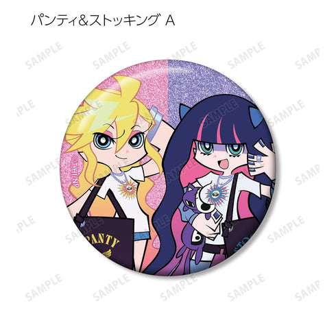 《New PANTY & STOCKING with GARTERBELT》全新繪製 模特兒版 閃粉收藏徽章(單位/盒)