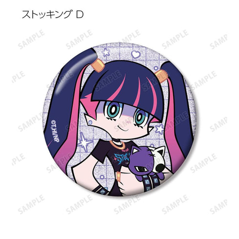 《New PANTY & STOCKING with GARTERBELT》全新繪製 模特兒版 閃粉收藏徽章(單位/盒)