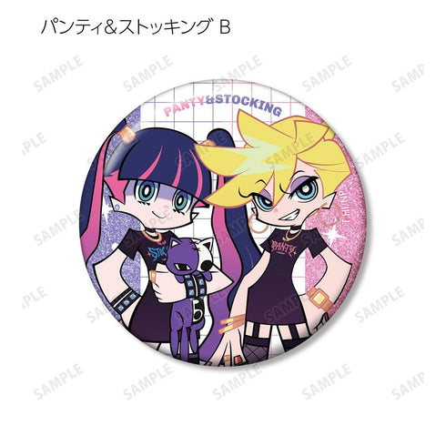 《New PANTY & STOCKING with GARTERBELT》全新繪製 模特兒版 閃粉收藏徽章(單位/盒)