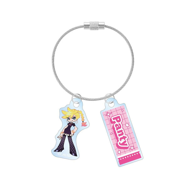 『New PANTY & STOCKING with GARTERBELT』描き下ろし パンティ モデルver. 2連ワイヤーアクリルキーホルダー ver.B
