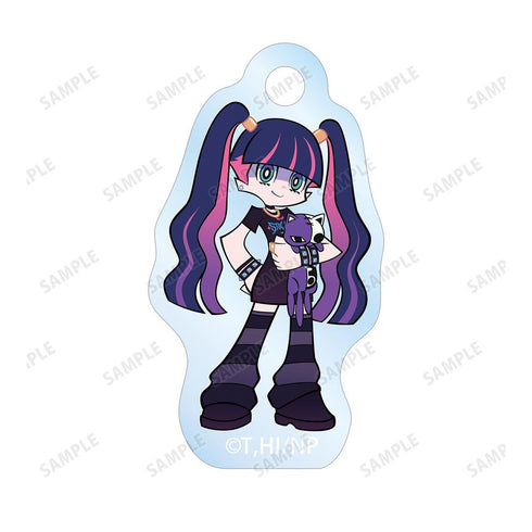 『New PANTY & STOCKING with GARTERBELT』描き下ろし ストッキング モデルver. 2連ワイヤーアクリルキーホルダー ver.B