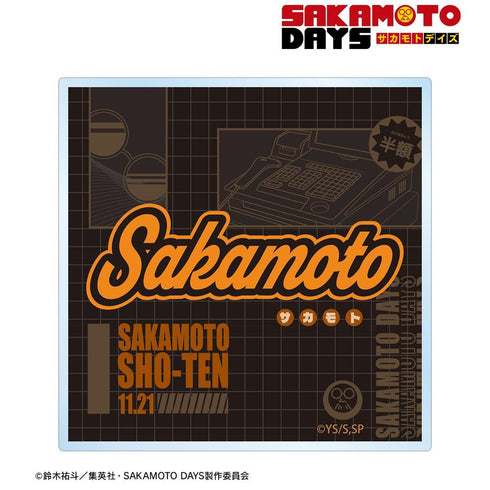 "SAKAMOTO DAYS" Taro Sakamoto ar-Unity Motif Name Design Acrylic Coaster