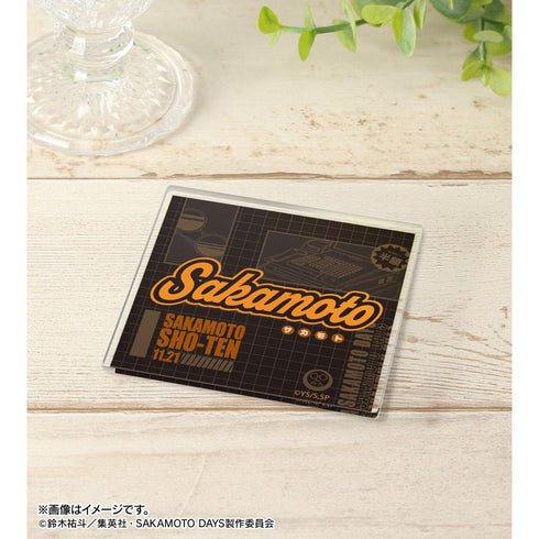 "SAKAMOTO DAYS" Taro Sakamoto ar-Unity Motif Name Design Acrylic Coaster