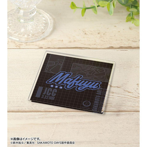 "SAKAMOTO DAYS" Mafuyu Seha ar-Unity Motif Name Design Acrylic Coaster