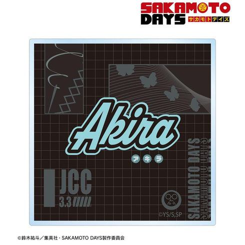 《SAKAMOTO DAYS》赤尾 晶 ar-Unity 主题名称设计 亚克力杯垫