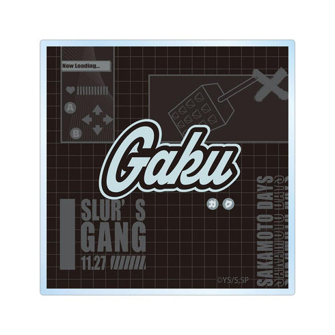 "SAKAMOTO DAYS" by ar-Unity: Motif Name Design Acrylic Coaster