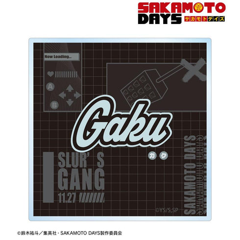 "SAKAMOTO DAYS" by ar-Unity: Motif Name Design Acrylic Coaster