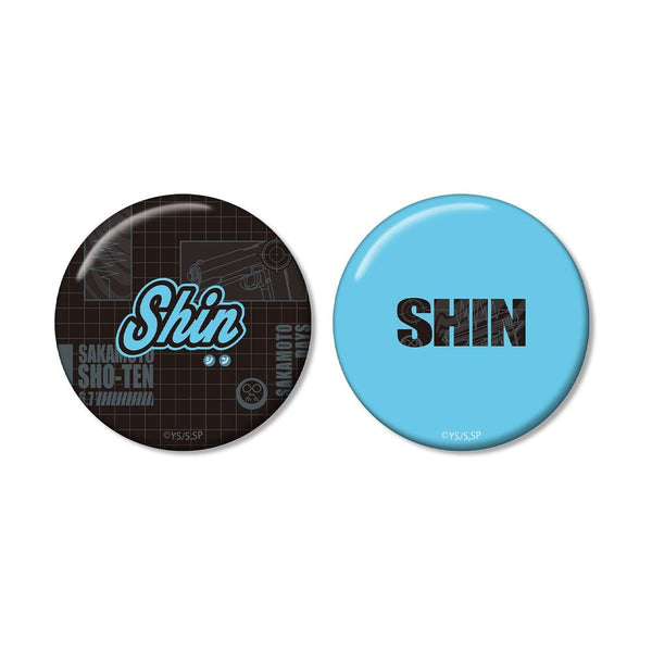 "SAKAMOTO DAYS" Shin Asakura ar-Unity Motif Name Design 2-Piece Pin Badge Set