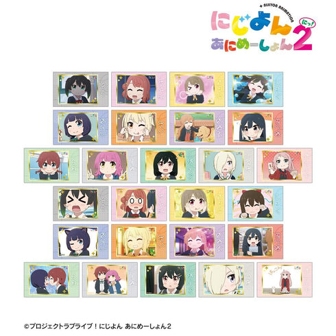 『にじよん あにめーしょん2』トレーディング場面写箔押しカード(単位/BOX)