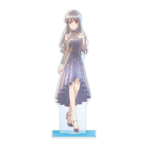 "Seishun Buta Yarou Series" Original Illustration: Mai Sakurajima "Starry Sky Dress" Ver. Ani-Art aqua label Extra-Large Acrylic Stand