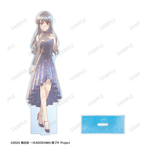 "Seishun Buta Yarou Series" Original Illustration: Mai Sakurajima "Starry Sky Dress" Ver. Ani-Art aqua label Extra-Large Acrylic Stand