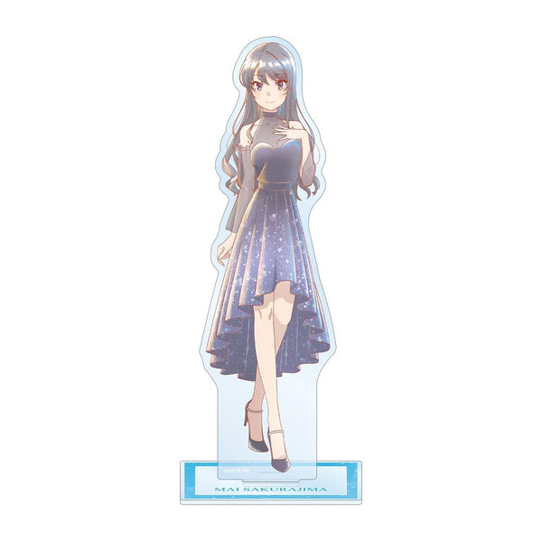 "Seishun Buta Yarou Series" Original Illustration: Mai Sakurajima - Starry Sky Dress Ver. Ani-Art aqua label BIG Acrylic Stand