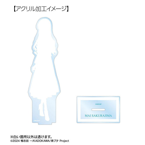 "Seishun Buta Yarou Series" Original Illustration: Mai Sakurajima - Starry Sky Dress Ver. Ani-Art aqua label BIG Acrylic Stand