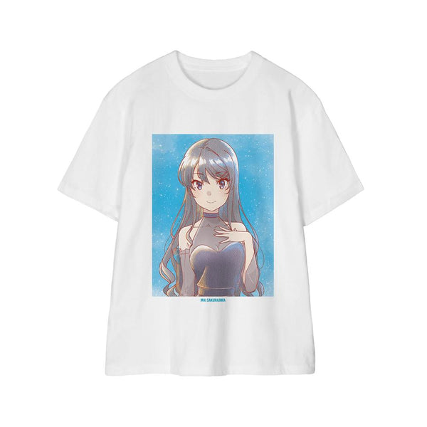 『青春ブタ野郎シリーズ』描き下ろし 桜島麻衣 星空ドレスver. Ani-Art aqua label Teeユニセックス