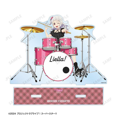 『ラブライブ!スーパースター!!』描き下ろし 嵐 千砂都 バンドver. 特大アクリルスタンド