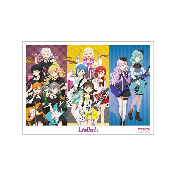 『ラブライブ!スーパースター!!』描き下ろし 集合 バンドver. A3マット加工ポスター