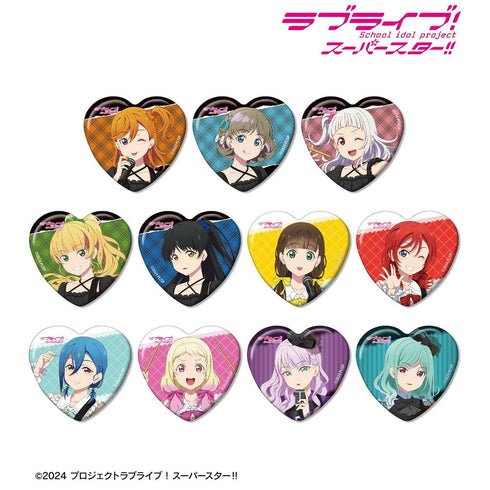 『ラブライブ!スーパースター!!』描き下ろし バンドver. トレーディングハート型缶バッジ(単位/BOX)