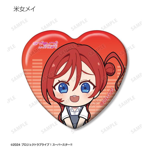 『ラブライブ!スーパースター!!』トレーディング ちびキャラ 音楽ver. ハート型缶バッジ(単位/BOX)