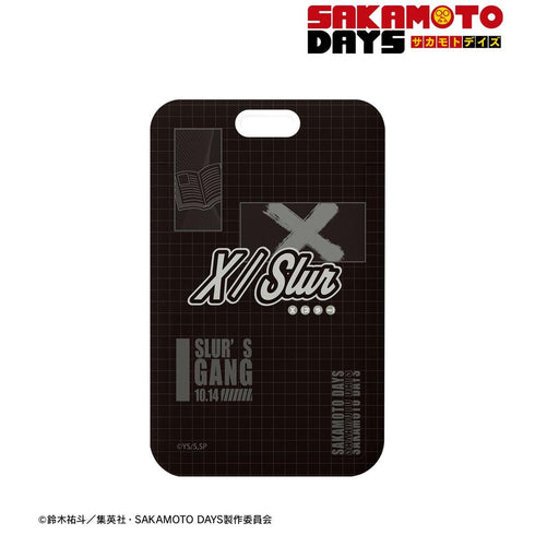 "SAKAMOTO DAYS" X (Slur) ar-Unity Motif Name Design Photo Card Holder