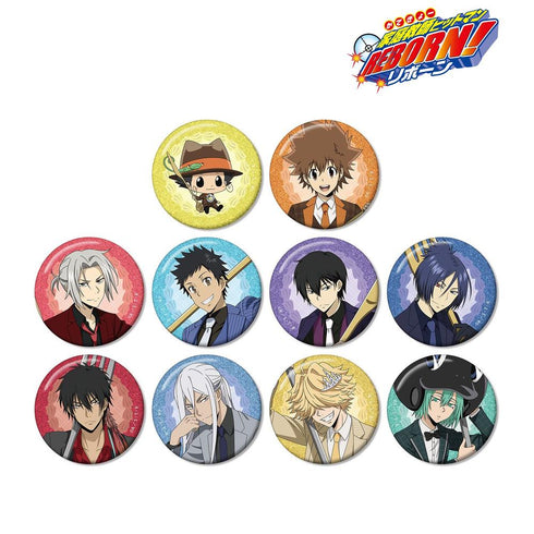 "The Hitman Reborn!" Original Illustration: Cutlery Ver. Trading Glitter Pin Badges (Sold by the box)