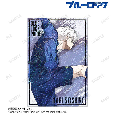 《藍鎖》全新繪製 凪 誠士郎 奮戰背影×雨天版 全息投影明信片