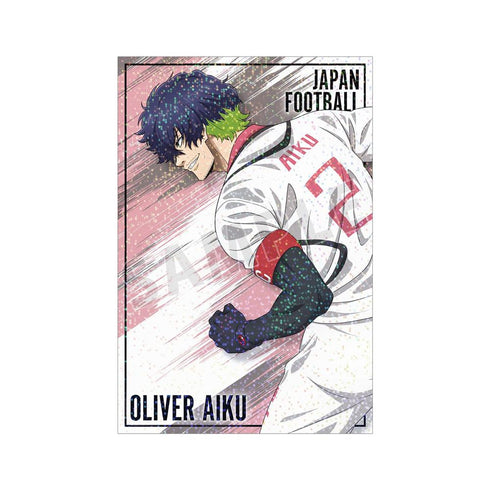 "Blue Lock" Original Illustration: Oliva Aizora – "Back in Battle × Rain" Version Hologram Postcard