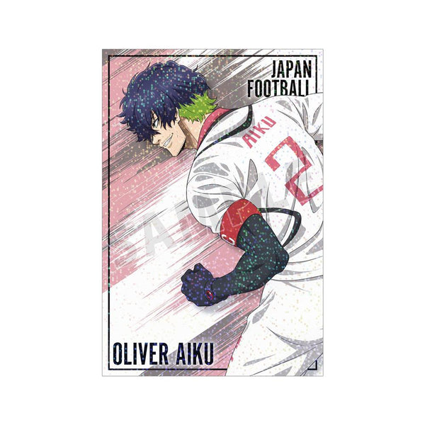 『ブルーロック』描き下ろし オリヴァ・愛空 戦う背中×雨ver. ホログラムポストカード
