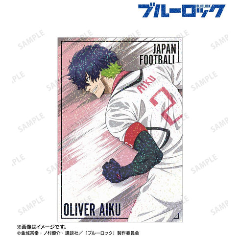 "Blue Lock" Original Illustration: Oliva Aizora – "Back in Battle × Rain" Version Hologram Postcard