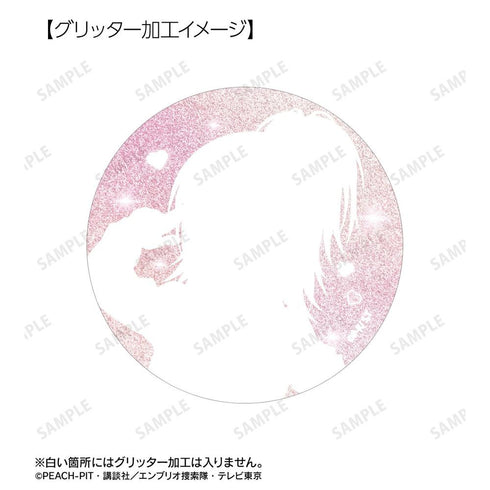 "Shugo Chara!" Amu Hinamori Ani-Art KAWAII Label 75mm Glitter Pin