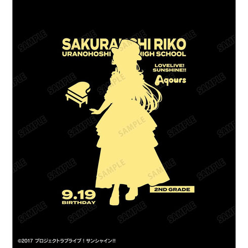 『ラブライブ!サンシャイン!!』描き下ろし 桜内梨子 3rdソロコンサートver. 箔プリントジップパーカーメンズ