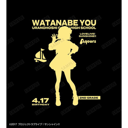 『ラブライブ!サンシャイン!!』描き下ろし 渡辺 曜 3rdソロコンサートver. 箔プリントジップパーカーレディース
