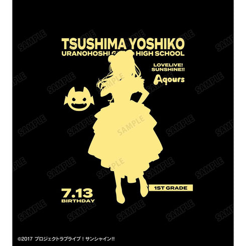 『ラブライブ!サンシャイン!!』描き下ろし 津島善子 3rdソロコンサートver. 箔プリントジップパーカーメンズ