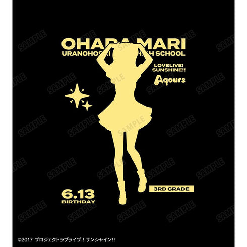 『ラブライブ!サンシャイン!!』描き下ろし 小原鞠莉 3rdソロコンサートver. 箔プリントジップパーカーレディース