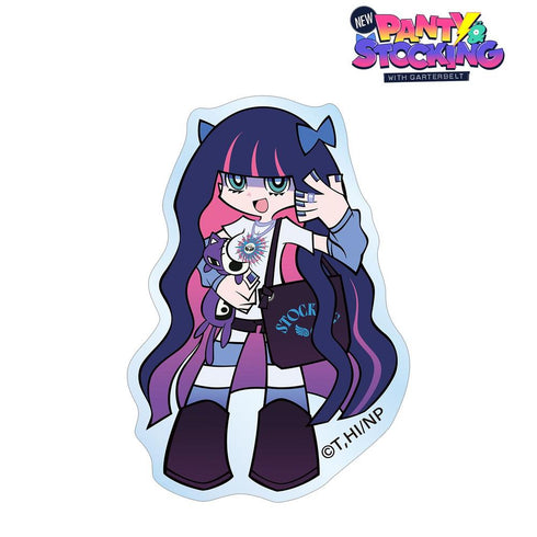 "New PANTY & STOCKING with GARTERBELT" Original Illustration: Stocking Model Ver. Acrylic Sticker Ver. A